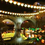 長崎ランタンフェスティバル(中島川公園会場 眼鏡橋)